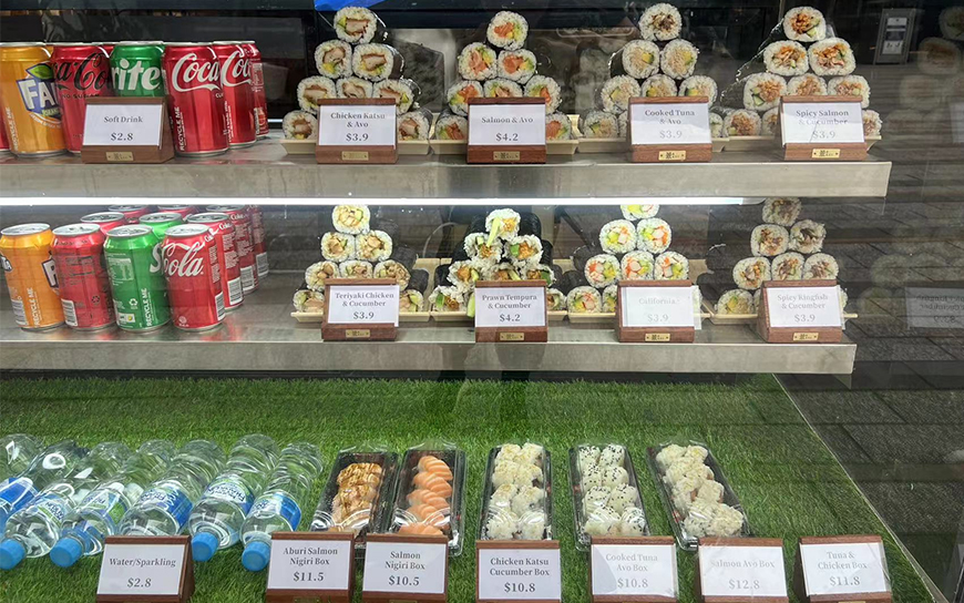Take Away Sushi Roll Kiosk